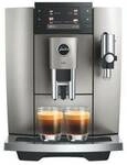JURA E8 (ED) Kaffeevollautomat, 27 Spezialit&auml;ten, 3,5''-Farbdisplay, WiFi-f&auml;hig,