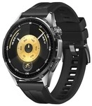 Huawei WATCH GT6 46mm (Atum-B19F),Black Fluoroelastomer Strap