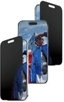PanzerGlass&reg; Privacy Displayschutz m. Schwarz Rahmen iPhone 17Air Ultra-Wide Fit m.