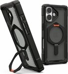 UAG Urban Armor Gear Plasma XTE MagSafe Case Apple iPhone 17 schwarz/pop orange