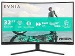Philips Evnia 32M2C3500L 31.5 Zoll WQHD Curved Fast VA LED 16:9 180 Hz Gaming Monitor