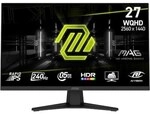 MSI MAG 274QFDE X24 27 Zoll QHD Rapid IPS Gaming Monitor 240 Hz 16:9 DP/HDMI