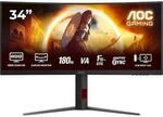 AOC CU34G4 34 Zoll UWQHD Curved Fast VA LED 21:9 180 Hz Gaming Monitor