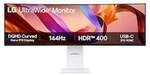 LG UltraWide 49U950A-W 49 Zoll DQHD Curved Nano IPS LED 32:9 144 Hz Office Monitor