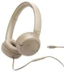 JBL TUNE 530C - USB-C kabelgebundener On-Ear-Kopfh&ouml;rer Mikrofon beige