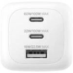 Belkin BoostCharge 3-Port-GaN-Ladeger&auml;t (100 W) + Reiseadapter-Set