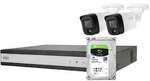 ABUS Analog-Video-Set: 2 Mini-Tube-Kameras + Rekorder 1TB