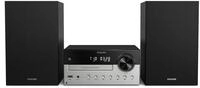 Philips TAM4205M2/12 Heim-Audio-Mikrosystem mit CD USB BT schwarz/silber