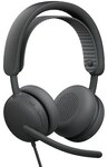 Logitech Zone Wired 2 for Business Grafit, Kabelgebundenes USB-Headset mit adaptiver