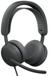 Logitech Zone Wired 2 for Business Grafit, Kabelgebundenes USB-Headset mit adaptiver