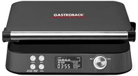 Gastroback 42449 Waffeleisen Advanced Control Edelstahl BLACK EDITION
