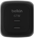 Belkin Dual USB-C Ladeger&auml;t Power Delivery und PPS (67 W) schwarz