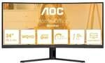 AOC CU34B3E 34 Zoll UWQHD Curved VA Office Monitor 21:9 120 Hz DP/HDMI