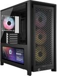 CORSAIR Frame 4000D LCD RS ARGB Schwarz Midi Tower ATX Gaming Geh&auml;use
