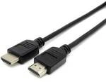 EQUIP 119310 HDMI High Speed Kabel, 1080P, 1.8, Schwarz