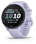 Garmin Forerunner&reg; 70 Cool Lavender/Schwarz mit Schnellwechsel-Silikon-Armband 20 mm