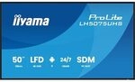 iiyama ProLite LH5075UHS-B2AG 125,7cm (50") 4K UHD Signage Monitor DP/HDMI/RJ45