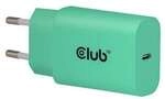Club 3D USB-C PD3.0 Ladeger&auml;t 30 Watt 2 St&uuml;ck gr&uuml;n