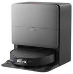 Roborock Saros 20 Sonic Complete Schwarz Wischroboter mit Rockdock Absaug-