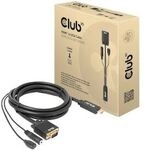 Club 3D HDMI auf VGA Kabel St./St. 2m 28AWG