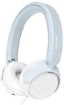 Philips TAK2000BL/00 kabelgebundene On-ear Kopfh&ouml;rer 3,5-mm hellblau/wei&szlig;
