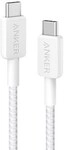 Anker 322 USB-C auf USB-C Kabel 60W 3m geflochten wei&szlig;