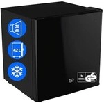 Medion MD370001 LIFE Mini-K&uuml;hlschrank mit Eisfach und Schloss schwarz
