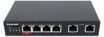Intellinet 6-Port Fast Ethernet Switch mit 4 PoE-Ports (1 x High-Power PoE)