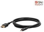 Club 3D CAC-1563 USB-C&reg; auf DisplayPort&trade; 2.1 DP54 Bidirektional Kabel 8K120Hz 2m