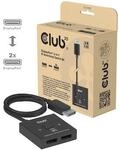 Club 3D CSV-1009 DisplayPort&trade; 2-in-1 Bi-directional Switch 8K schwarz