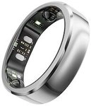 RingConn Smart Ring Gen3 f&uuml;r Frauen und M&auml;nner - poliertes Silber Gr&ouml;&szlig;e 9