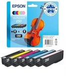 EPSON C13T16N84010 Multipack 6 Farben 250 Violin Claria Photo HD Tinte (BK, C, M, Y,