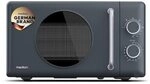 Medion MD100119 Retro Mikrowelle grau 800W 20L