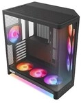 NZXT H6 RGB+ 2026 Mid-Tower Airflow Gaming Geh&auml;use Schwarz Glasfenster