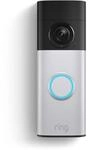 RING Battery Video Doorbell 2 Plus - 2K, Gegensprechfunktion, T&uuml;rklingel Nickel