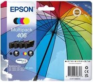 Epson 406 Umbrella DuraBrite Ultra Druckpatrone 26,7ml Multipack (BK,C,M,Y)