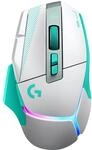 Logitech G G502 X PLUS LIGHTSPEED Wei&szlig;-/Mint Gaming Maus &ndash; Kabellose High-End