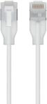 Ubiquiti UniFi Etherlighting Patchkabel Cat6A 8m Wei&szlig; &ndash; Ultra Slim RJ45