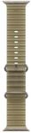 Apple 49mm Ocean Armband Halbtransparentes Seegrasgr&uuml;n - Titan Natur