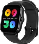 Amazfit GTS 2 Smartwatch 43 mm AMOLED GPS Bluetooth Midnight Black