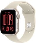 Apple Watch SE 3 GPS + Cellular 44mm Starlight Aluminium Case with Sand Sport Band -
