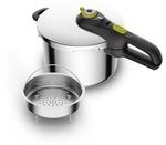 Tefal P25307 Schnellkochtopf Secure 5 Neo, Fassungsverm&ouml;gen 6L inkl. Korb