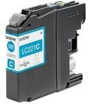 Brother LC221C original Druckerpatrone Cyan 260 Seiten