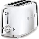 SMEG TSF02SSEU 50s Style 4 Scheiben Langschlitz Toaster Chrome