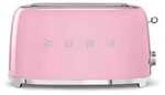 SMEG TSF02PKEU 50s Style 4 Scheiben Langschlitz Toaster Cadillac Pink