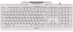 Cherry KC 1000 SC Keyboard mit Smart Card Reader USB PN Layout wei&szlig;-grau