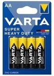 VARTA Super Heavy Duty Batterie Mignon AA R6 4er Blister
