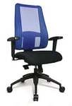 Topstar B&uuml;rodrehstuhl LADY SITNESS DELUXE, beweglich mit 7 Zonen, schwarz / blau