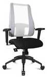 Topstar B&uuml;rodrehstuhl LADY SITNESS DELUXE, beweglich mit 7 Zonen, schw./wei&szlig;