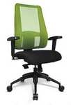Topstar B&uuml;rodrehstuhl LADY SITNESS DELUXE, beweglich mit 7 Zonen, schwarz / gr&uuml;n